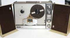Vintage Ampex Stereo 960 Reel-to-Reel Tape Player Recorder + Speakers – Working