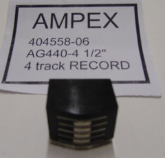 AMPEX tape head 4 track record for AG440-4 1/2″ part # 404558-05-06