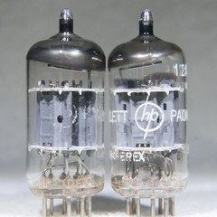 Matched Pair Amperex (HP Label) 12AU7/ECC82 O-Getter Holland 1969 Strong