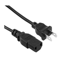 2-Prong AC Power Cord/Cable for Pioneer Elite BDP-05FD BDP-51FD BDP-53