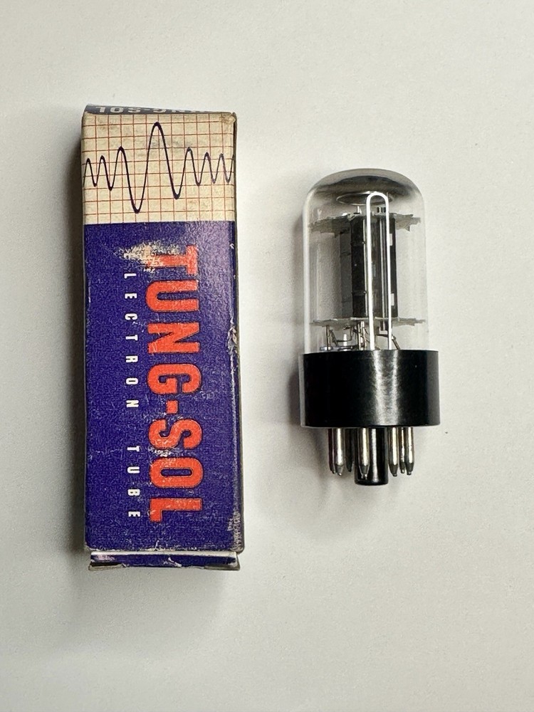 NOS Tung-Sol 6SN7GTB Vacuum Tube USA Short Bottle w/ Box 3200/3300