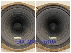 DIATONE P-610A Speaker Pair Set 16Ω Alnico Model NOS Boxed Japan FedEx Unused