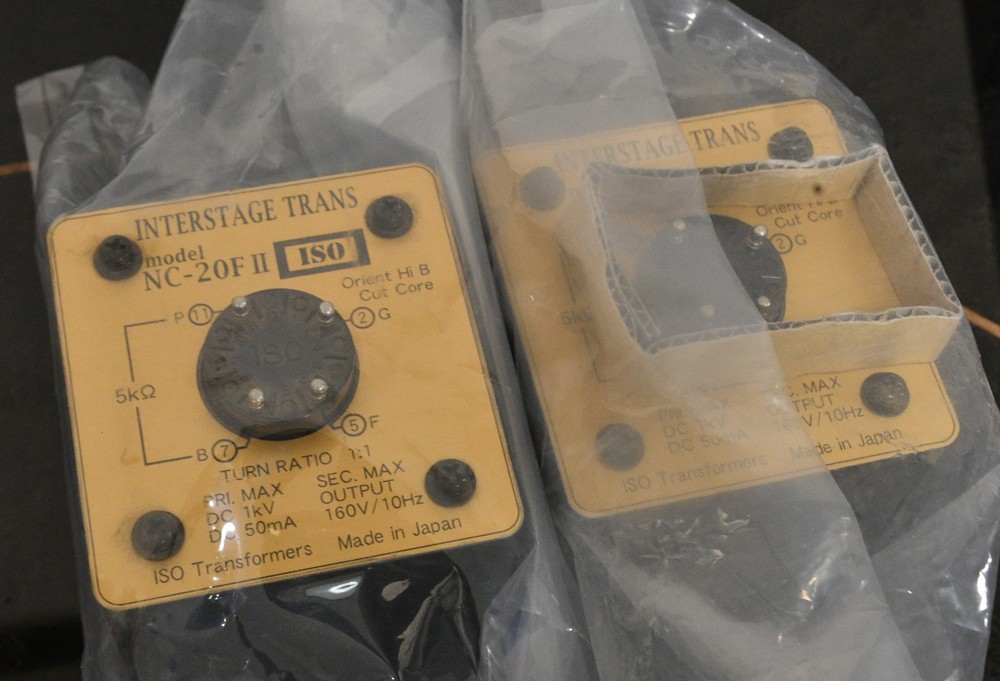 New old stock ISO (new brand of TANGO) ISO NC-20F x 2 interstage transformers