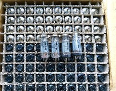 50pcs 6P1P = EL90, 6AQ5 Output Tetrode Tube SVETLANA Soviet USSR 1970s NEW