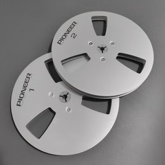 New One Pair Pioneer PR-100 178mm 7” Silver tape reel For RT-707 909 PR 85