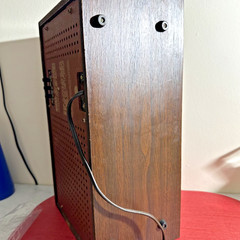 VINTAGE SONY ICF-9550W AM/FM RADIO HIGH FIDELITY SOUND WOOD CASE
