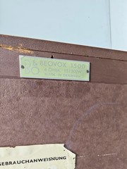 Pair Bang and Olufsen Beovox 1500 Speakers – Used, Working Has Scratches