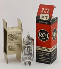 NOS 1959 RCA 6AT6 SINGLE TUBE Made in USA EBC90 for McIntosh MR67 FENDER HARVARD