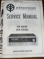 Kenwood KR-6030 KR-6330 Service Manual AM FM Stereo Receiver Original