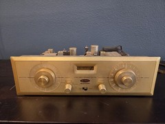 Vintage H.H. Scott 330-C Stereomaster AM/FM Tube Tuner FOR PARTS w/ Faceplate