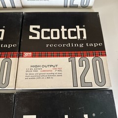 5 VtgScotch 3M 120 7″ Reel Recording Tape 1 Scotch 3M 111 7” Reel Recording Tape