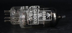 2x NOS MULLARD M8136/ECC82 Top Ring Getter Grey Plate Amplitrex Tested