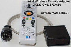 Wireless Remote adapter RC-70 to AKAI GX620 GX625 GX635 GX636 GX650