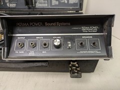 VINTAGE PERMA POWER DIPLOMAT PORTABLE ADDRESS SYSTEM MODEL S-210A *DISPLAY ONLY*