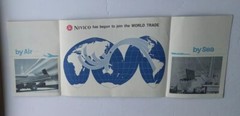 Vtg 1964 65 Nivico JVC TriFold Sales Brochure TV Stereo Radio Japan Electronics
