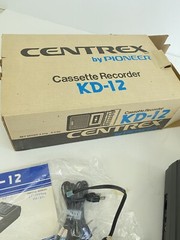 Pioneer Centrex KD-11 Vintage Portable Working Cassette Recorder Box Manual /rw
