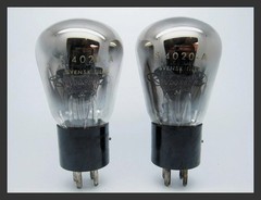 2 x NOS STC Standard S4020A AR12 R87 102D Triode Tube, V.GOOD, Tested, Vintage A