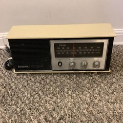 Vintage Panasonic RE-6283 FM AM Radio Tabletop Tested Works