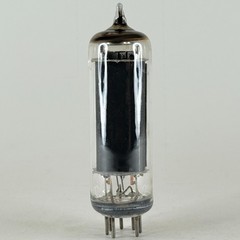 (1) Tested RCA 6CU5 with Box Date Code CV Black Plate Beam Power Pentode Tube