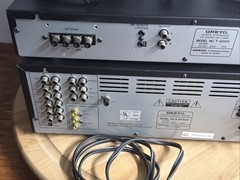 Onkyo P-3200 Preamplifier With Matching T-4000 Tuner