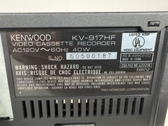 Kenwood KV-917HF Hi-Fi Stereo VCR Vintage VHS, Powers! Remote & Manual! *Repair*