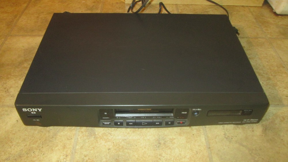 Sony EV-PR2 NTSC Slim Hi8 Video8 8mm Player Recorder HiFi Stereo VCR Deck