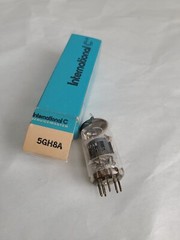 Lot 9 International/Ray Electronic Tubes w BOXES 6AQ5, 6LN8, 6CL8A, 6CY5 Etc