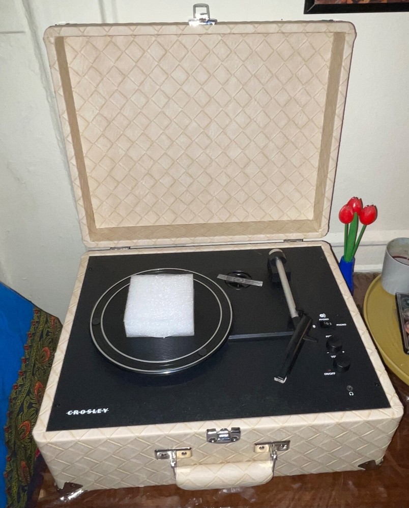 Brand NEW Anthology Turntable – Light Tan/Beige Crosley Record Player