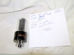 1961 RCA 5Y3GT Tube Branded Wards Airline Tests NOS Black Plates D Getter