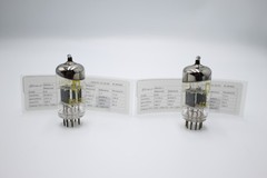 2 PCS ECC83 / 12AX7. RFT. Getter Ring. Tested on Etracer. Dual triode.