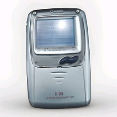 Casio TI-STN TV-970B Pocket LCD Color Televison 3.3W Handheld 2.3″ UHF/VHF.