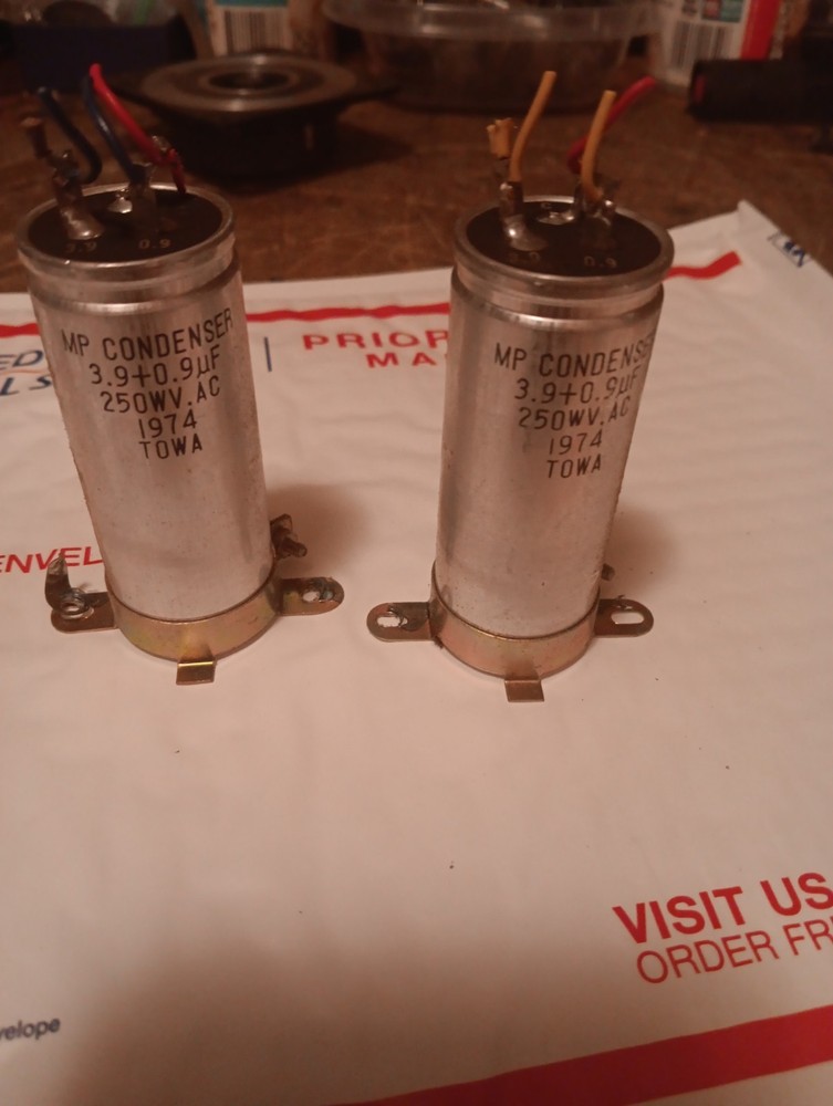 Teac A-2340 A-2340R A-2340SX Condensers 63001 Lot Of 2 Tested Good