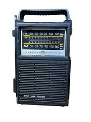 Radio Vintage General Electric GE 7-2800A AM/FM  Two Way Power WORKING GREAT