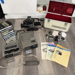 Sony HVC-2800 SL-2000 TT-2000 Trinicon Betamax Camera Set + 10 Tapes – Tested