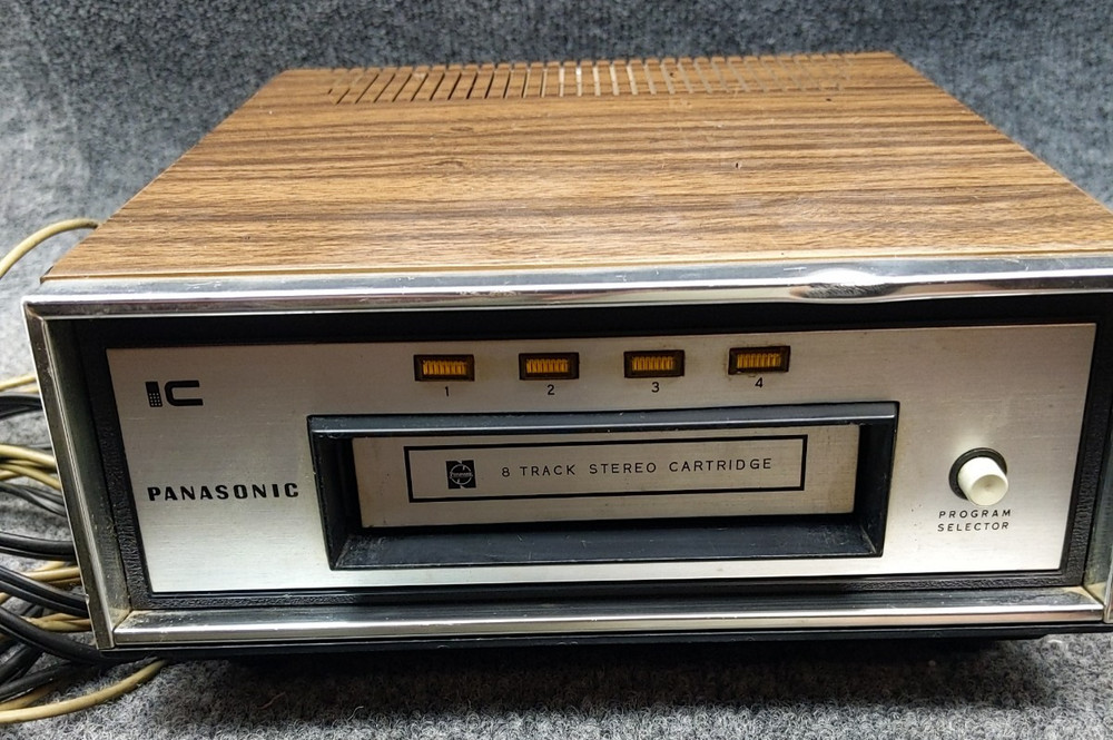Panasonic 8-Track Player RS-802US Made in Japan Vintage For Parts Or Repair