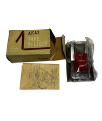 AKAI AS-3 Tape Splicer w/ Original Box + Instructions VTG Made In Japan