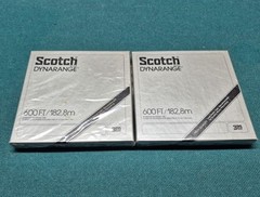 QTY 2 BRAND NEW 5R-600 Scotch Dynarange 600 ft Reel to Reel SEALED SBIN