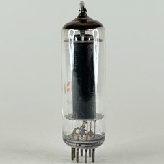 (1) Tested RCA 6CU5 with Box Date Code CV Black Plate Beam Power Pentode Tube