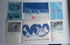 Vtg 1964 65 Nivico JVC TriFold Sales Brochure TV Stereo Radio Japan Electronics