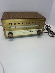 Rare Vintage 1950s Radio Shack Realistic Tube High Fidelity Fm Tuner