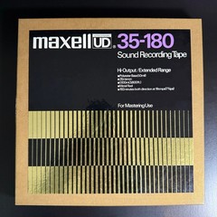 Maxell UD 35-180 10.5″ Metal Reel to Reel Tape 3600 Ft Used w/ Box Japan