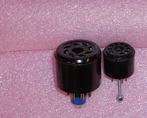 2 new Tube Tester Socket Savers (1) 9-pin-miniature SS-9 + (1) Octal SS-8 saver
