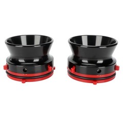 1-Pair NAB Hub Adapters Polished Aluminum Reel To Reel Tape Opener For