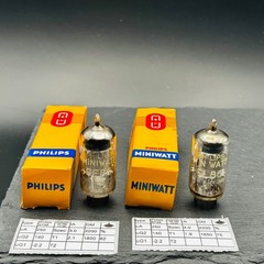 ✅Matched Pair Philips Miniwatt EF86 6267 NOS Tested 75–82% Made in Holland Audio