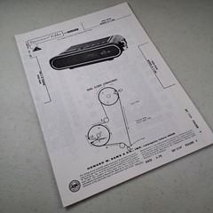 KEN-TECH R-1100 Repair Manual 1978 Photofact Clock Radio