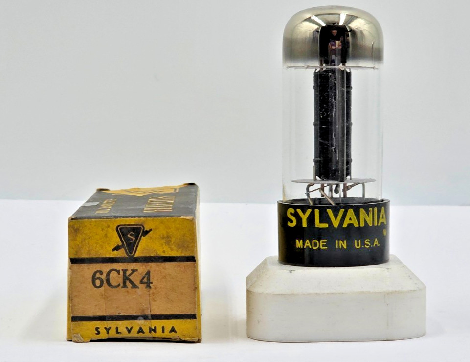 6CK4 Sylvania Tube New (New Old Stock) Test New 1 Year Warranty