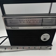 Vintage Panasonic RF-549 FM-AM Radio AC/Battery Telescopic Antenna HeadphoneJack