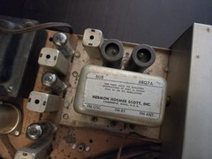 Vintage H.H. Scott 330-C Stereomaster AM/FM Tube Tuner FOR PARTS w/ Faceplate