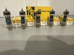 (1) NOS Philips 6X4 6x4wa Rectifier Vacuum Tube Amplitrex Tested Strong Nib
