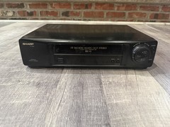 Sharp VC-H952U 4 Head Hi-Fi Stereo VHS VCR Player w/Cables/Tape-TESTED/Works